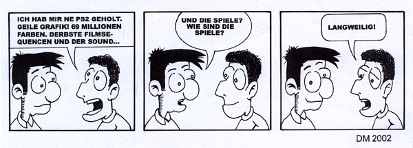 Comic: Konsolenspiele